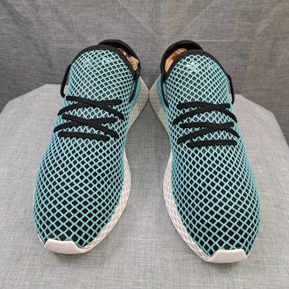%Adidas Original Parley Shoe 13 Blue Mens Deerupt / A 51 main image 5